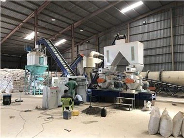 Otomatik Komèsyal Wood Pellet Pwodiksyon Liy